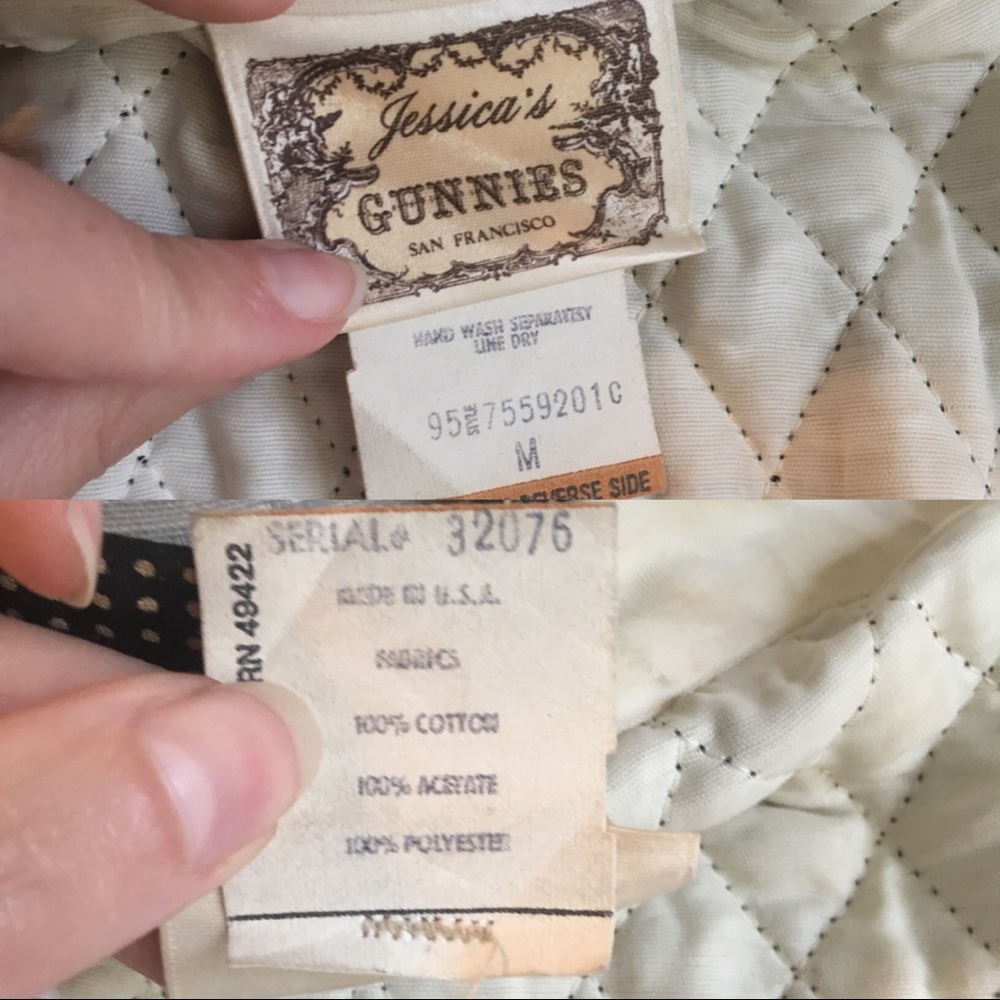 Gunne Sax M Vintage 70s Quilted Prairie Jacket - Picture 7 of 8